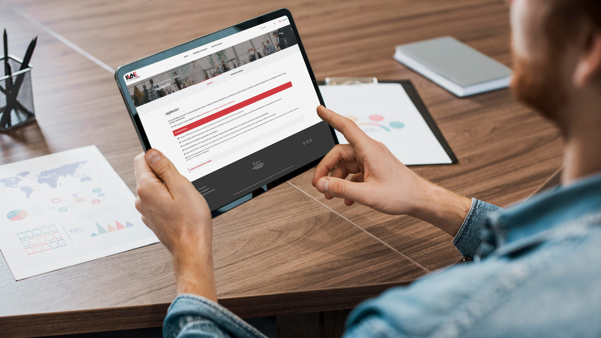 Portal web ICANE - Proyectos Viacore